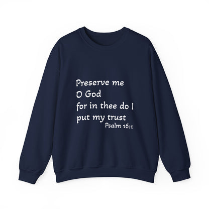 Trust in God Dark Colors Unisex Heavy Blend™ Crewneck Sweatshirt