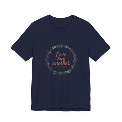 Love One Another Christian T-Shirt - Dark Colors