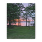 Lakeside Sunset Matte Stretched Canvas (1.25")