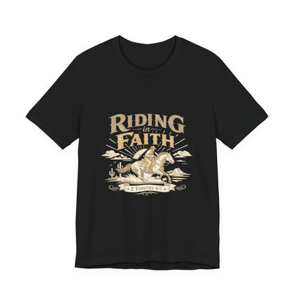 We walk by faith not by sight -  T-Shirt