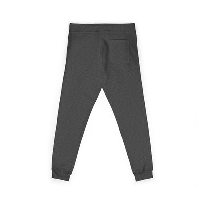 Embroidered Cozy Fleece Sweatpants — Minimal White Joggers