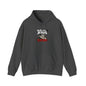 Walk With Jesus Satan Dark Colors Crusher Hoodie — Christian Faith Graphic Hoodie